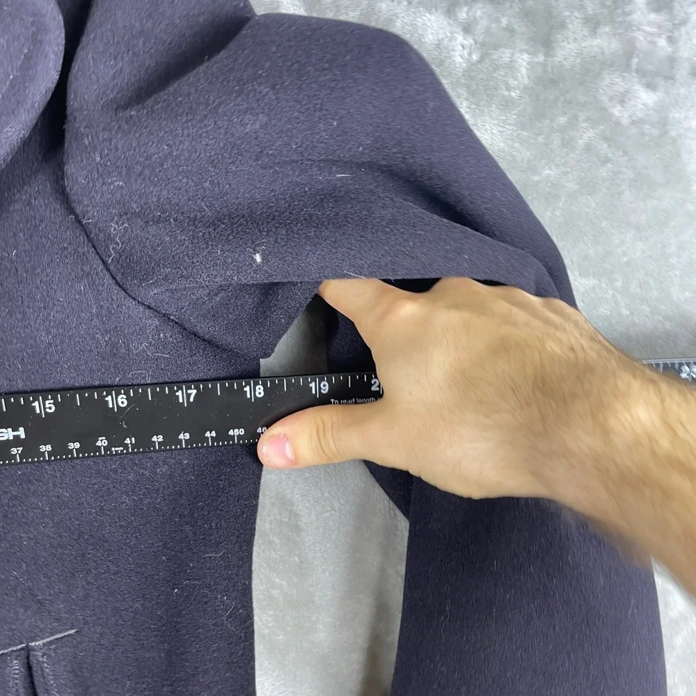 Vintage 60s US Navy Pea Coat Men 34 Navy Wool Double Breasted 1967 Jacket